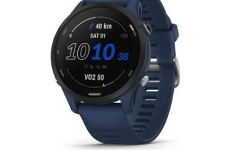 Garmin Forerunner 255 – Montre GPS Multisports connectée de Running – Bleue - Boîtier 46 mm