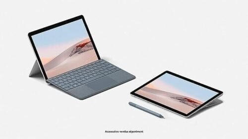 Microsoft Surface Go 2 Ordinateur Portable (Windows 10, écran 10″, 8Go RAM, 128Go SSD, Intel Pentium Gold)